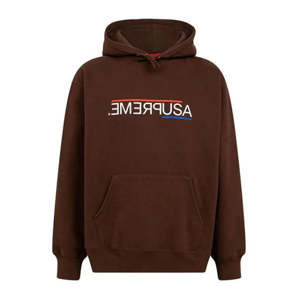 Brown Supreme Hoodie