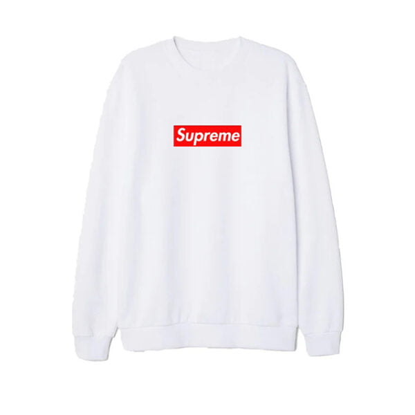 White Supreme Sweatshirt