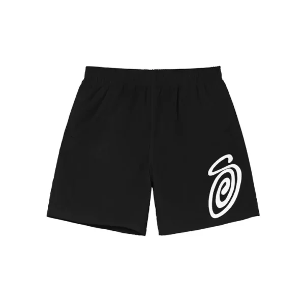 Stussy Curly S Water Short – Black