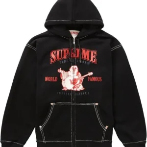Supreme True Religion Zip Up Hooded Sweatshirt
